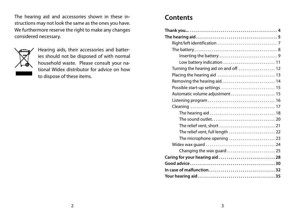 Widex RE-CIC User Manual | Page 2 / 19