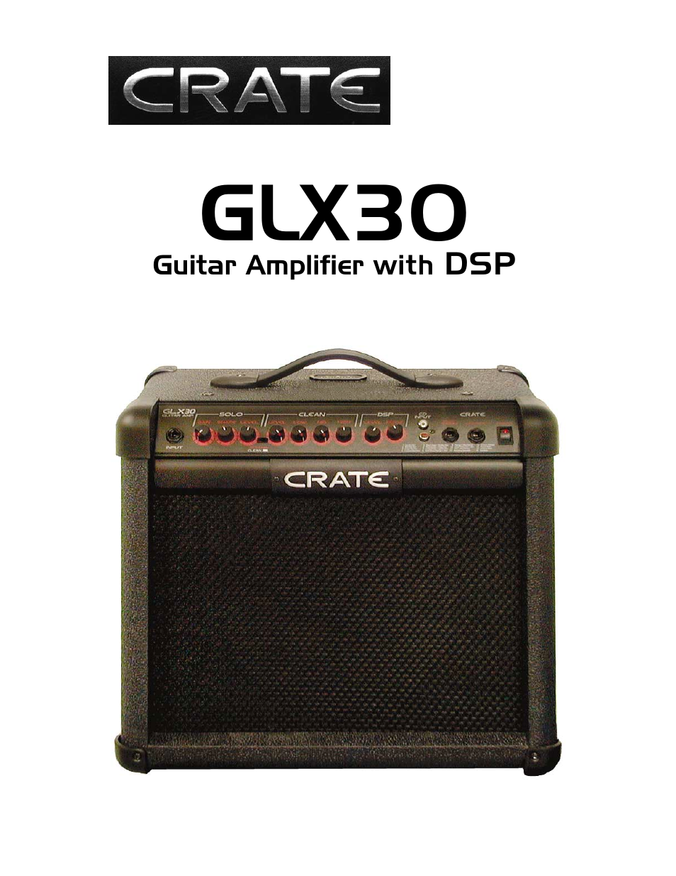 Crate Amplifiers GLX30 User Manual | 4 pages