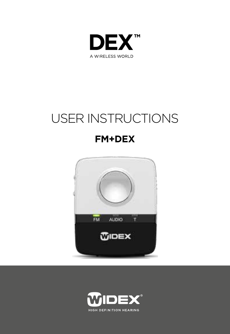 Widex FM+DEX User Manual | 44 pages