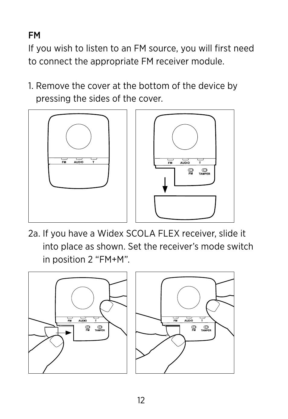 Widex FM+DEX User Manual | Page 12 / 44