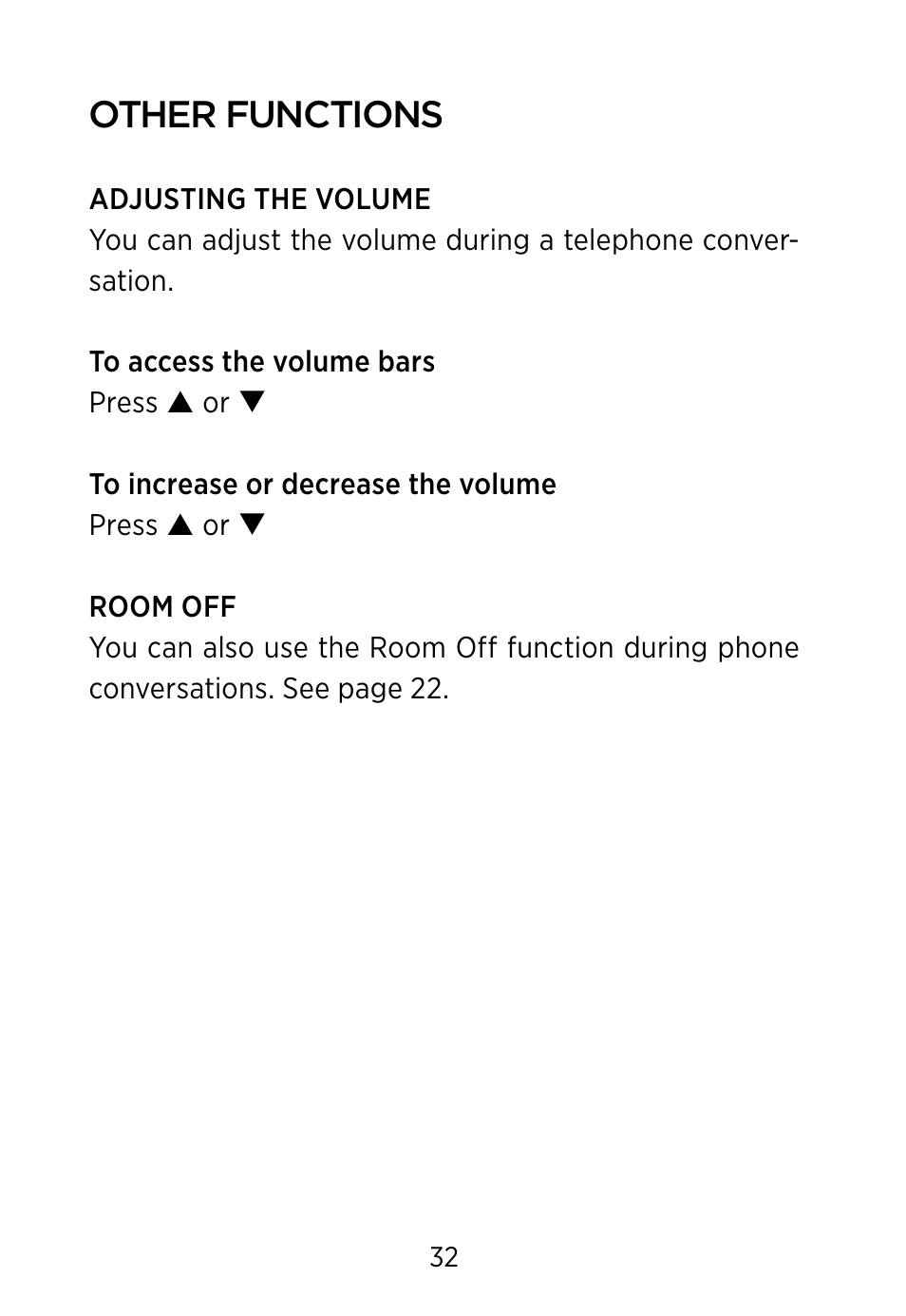 Other functions | Widex M‑DEX User Manual | Page 32 / 64