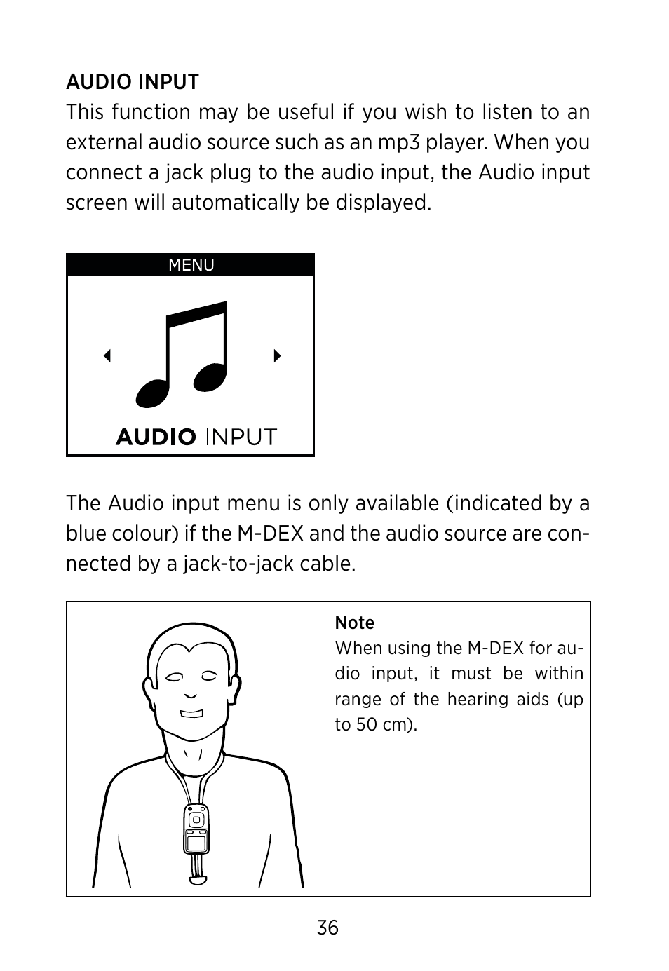 Widex M‑DEX User Manual | Page 36 / 64