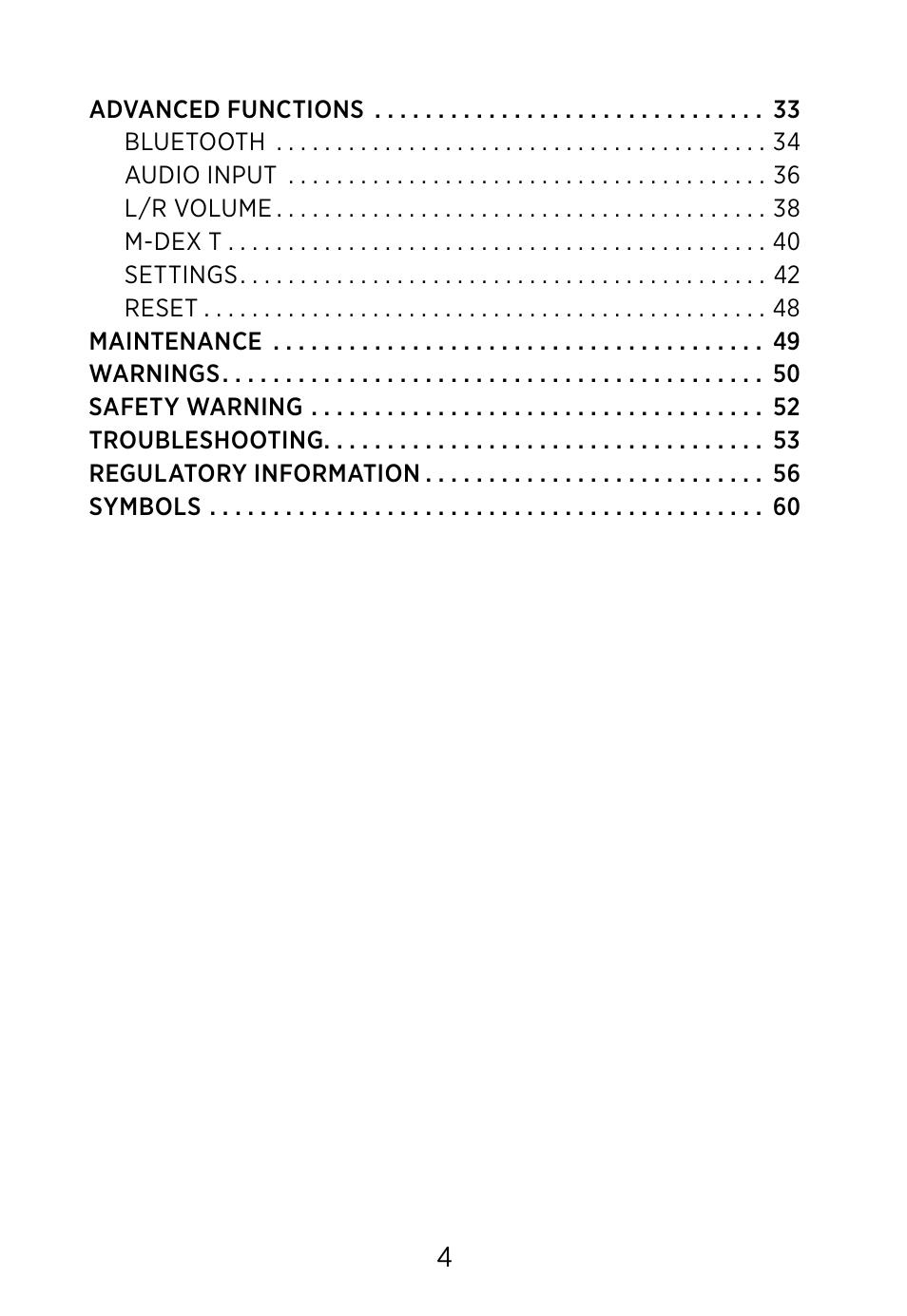 Widex M‑DEX User Manual | Page 4 / 64