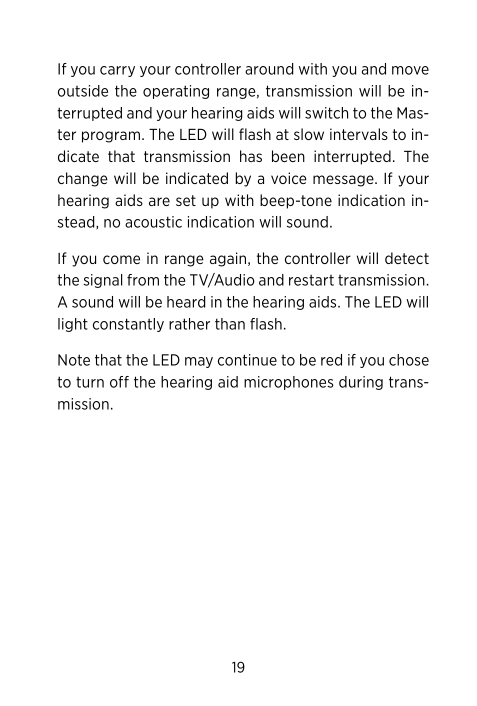 Widex TV-DEX User Manual | Page 19 / 40