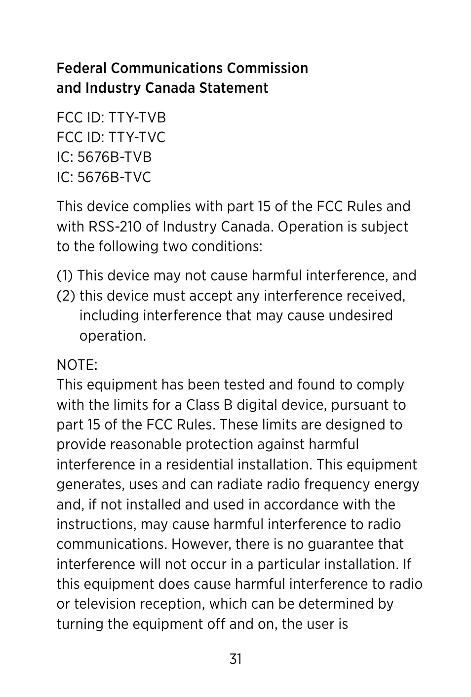 Widex TV-DEX User Manual | Page 31 / 40