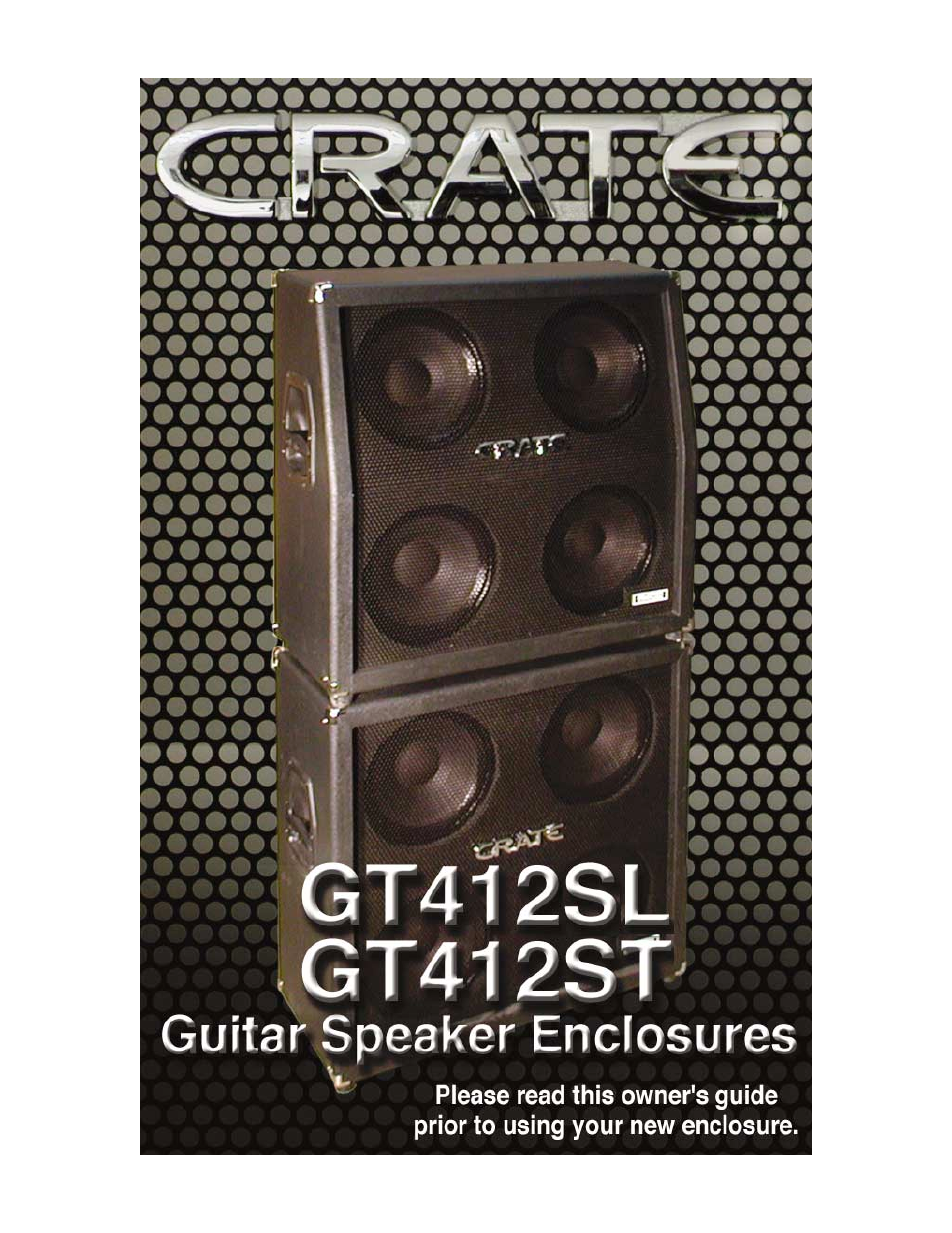 Crate Amplifiers GT412ST User Manual | 4 pages