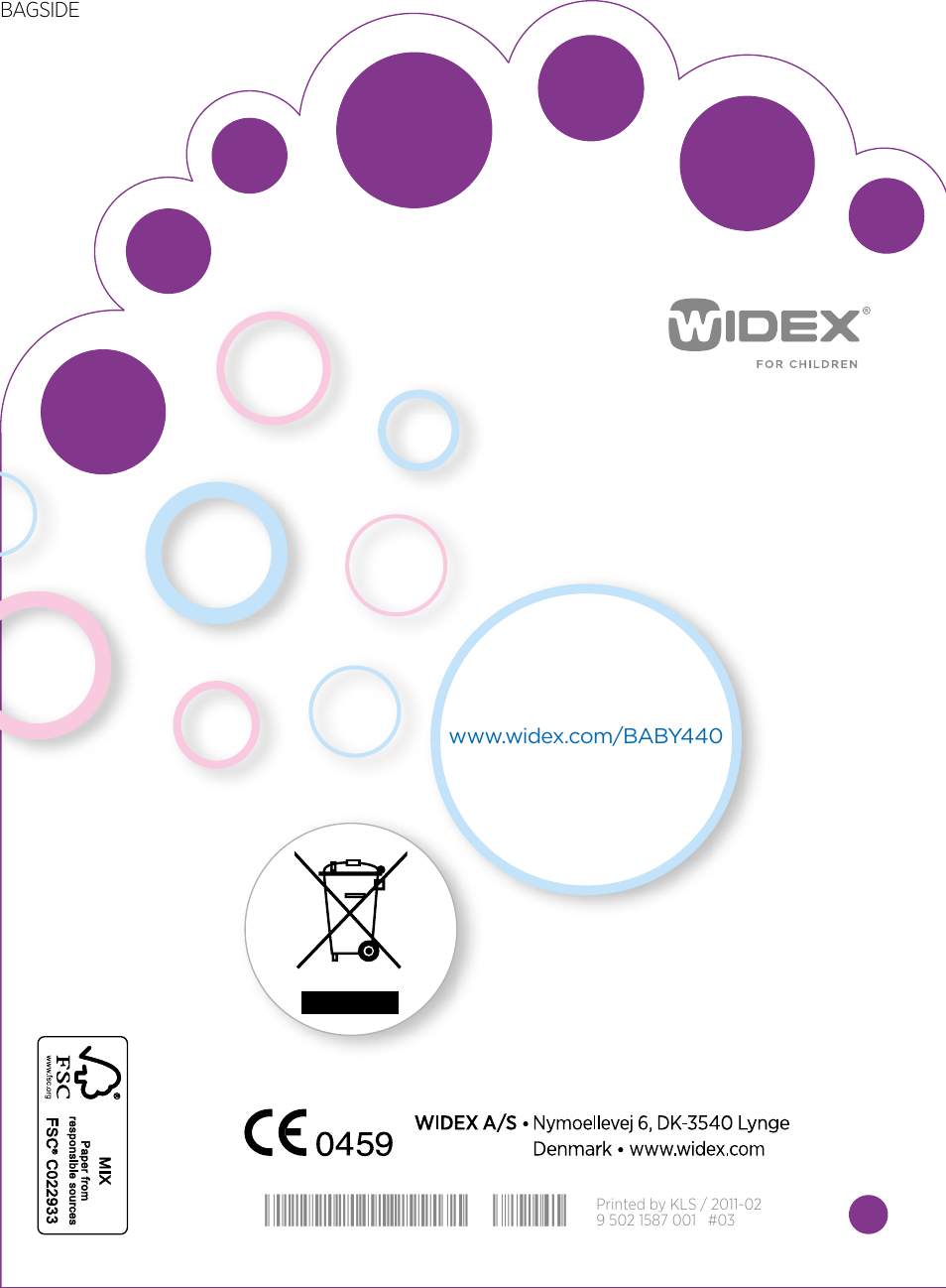 Widex BABY440 User Manual | Page 14 / 15