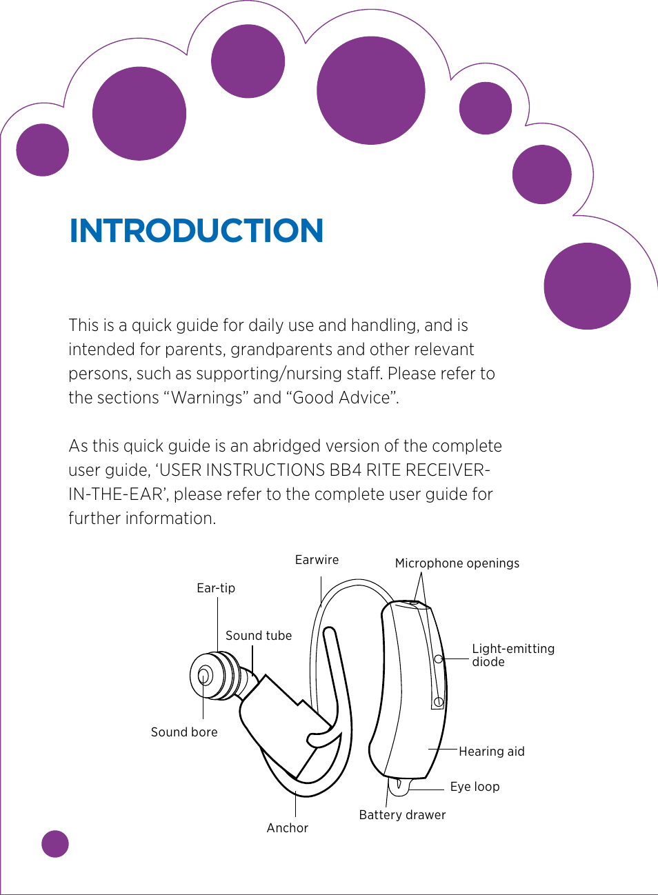 Introduction | Widex BABY440 User Manual | Page 2 / 15