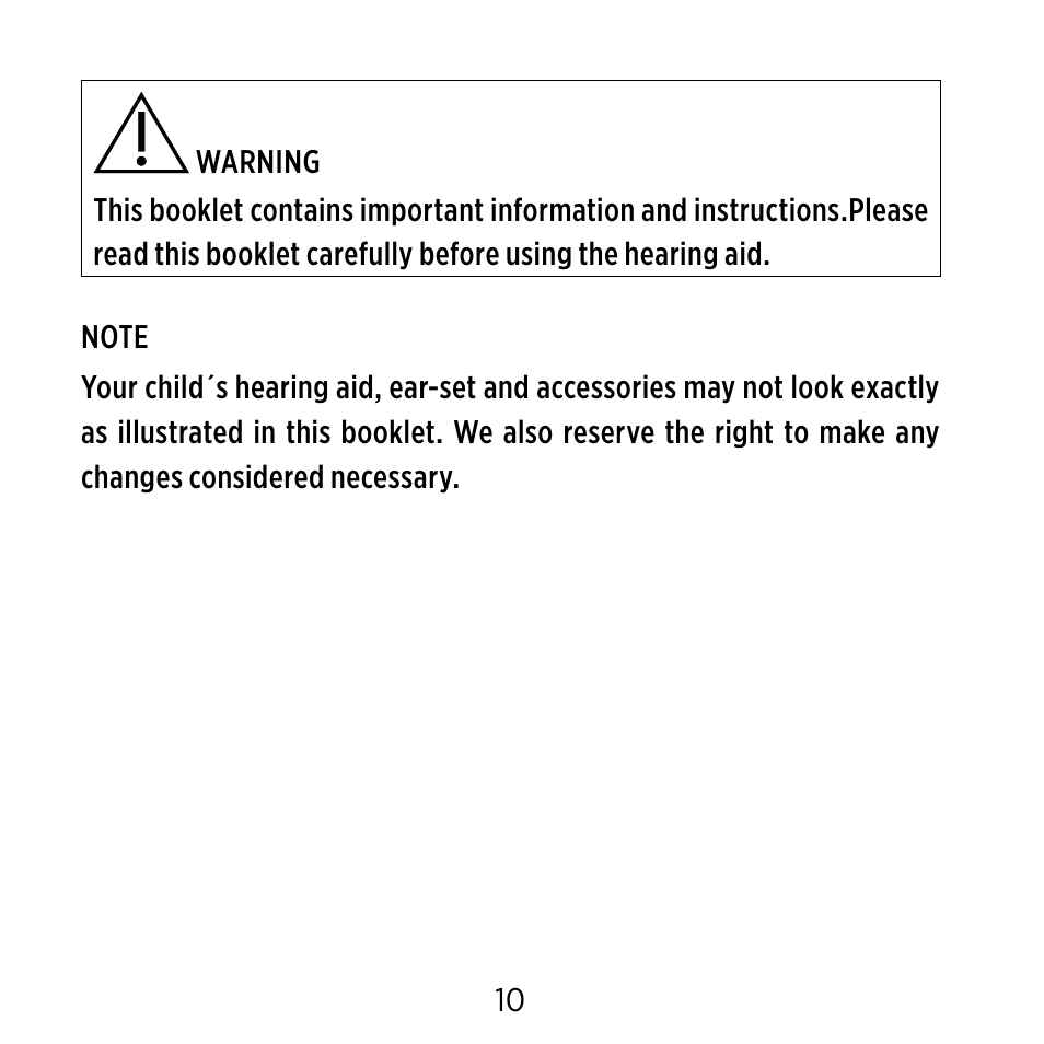 Widex BB4 User Manual | Page 10 / 60