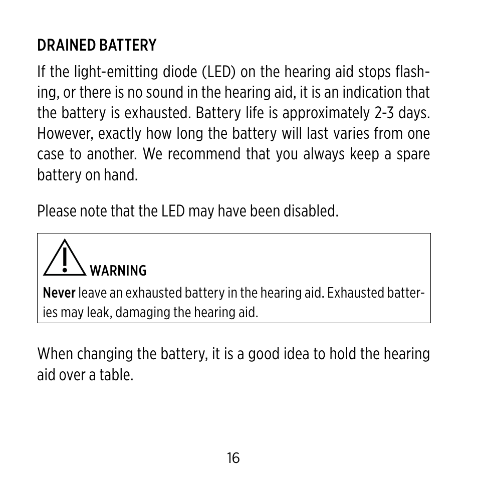Widex BB4 User Manual | Page 16 / 60