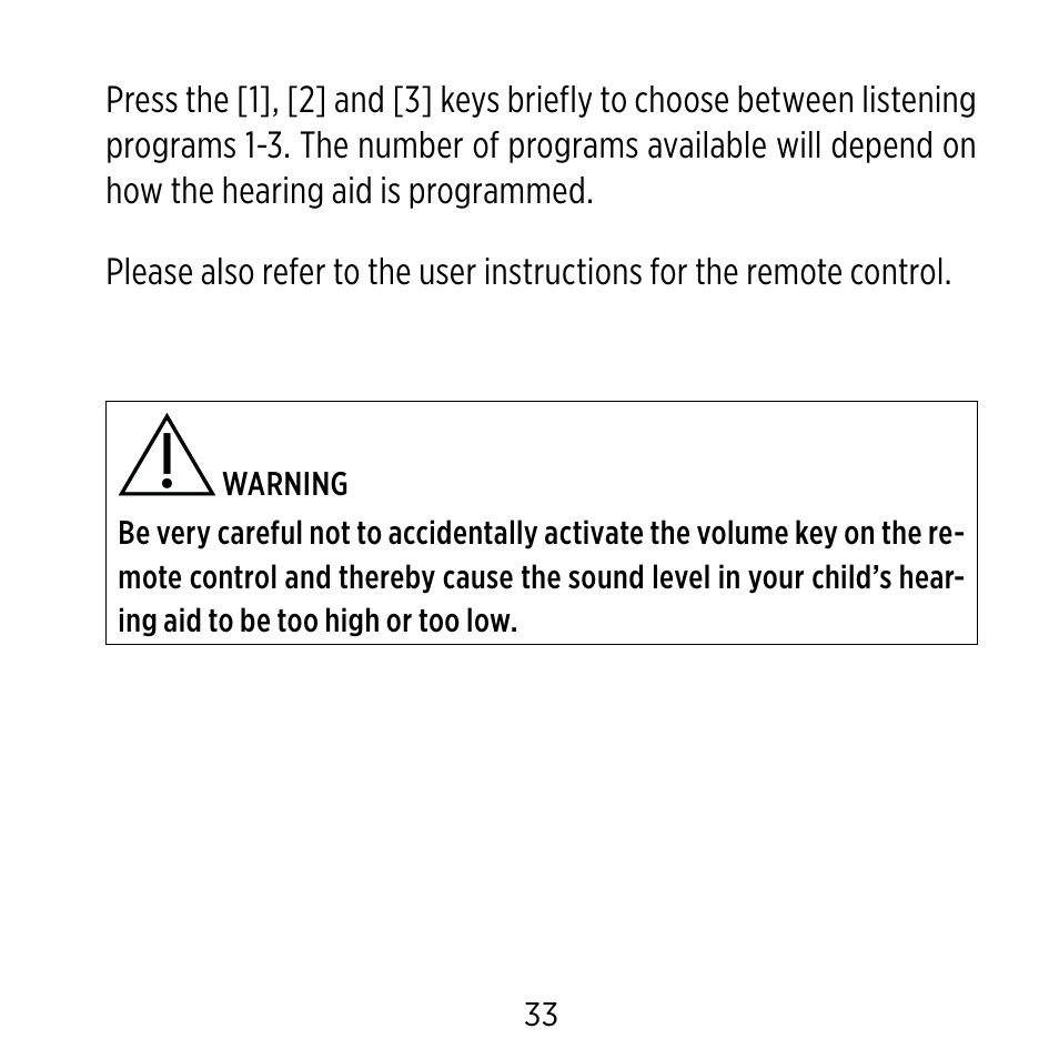 Widex BB4 User Manual | Page 33 / 60