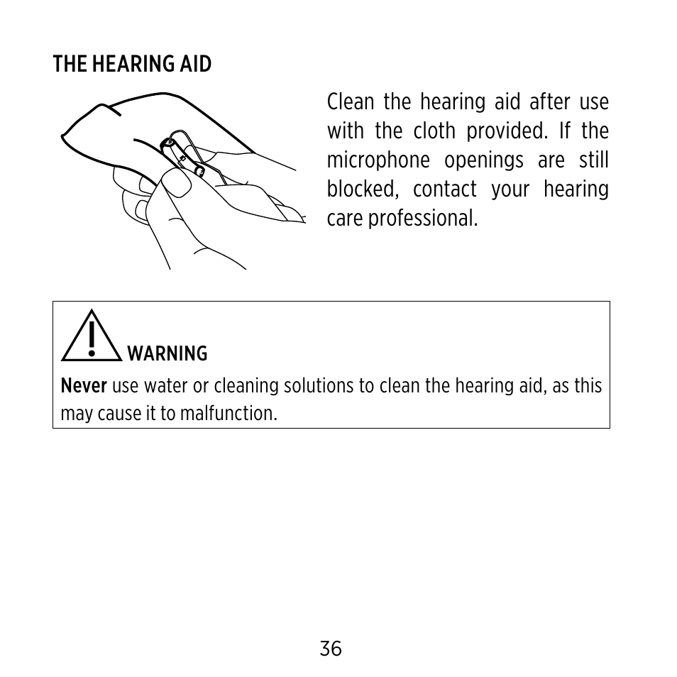 Widex BB4 User Manual | Page 36 / 60