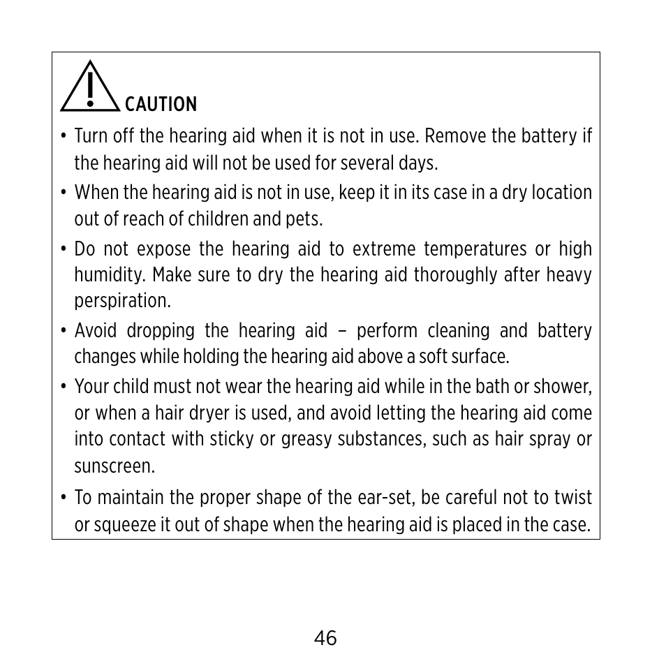 Widex BB4 User Manual | Page 46 / 60
