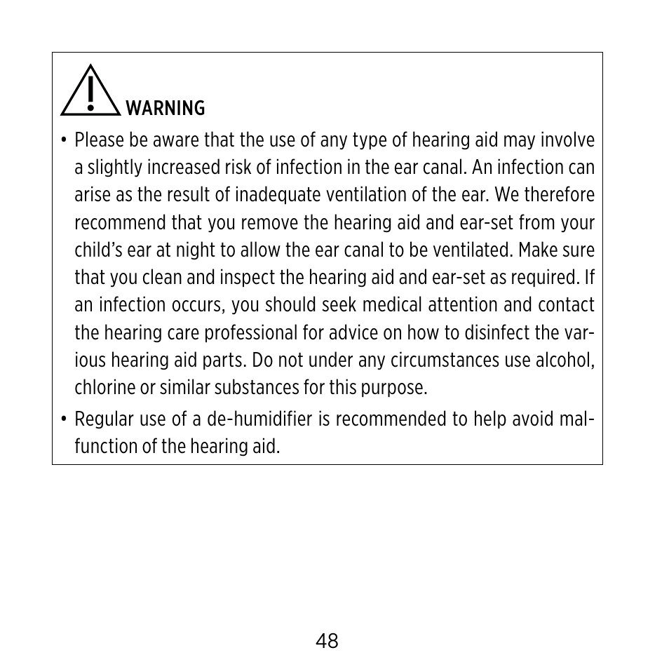 Widex BB4 User Manual | Page 48 / 60