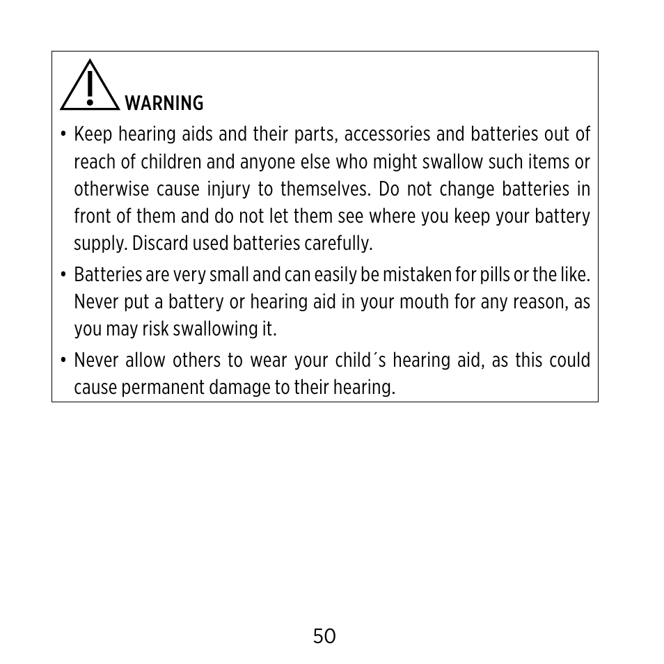 Widex BB4 User Manual | Page 50 / 60