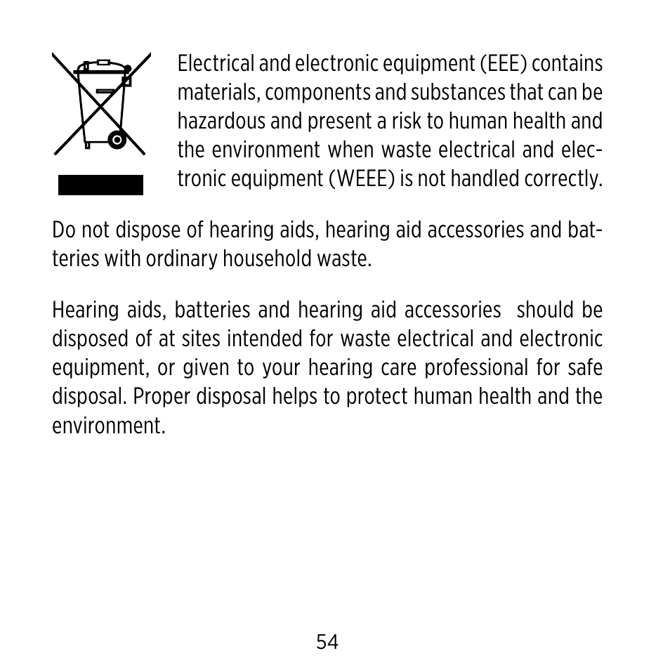 Widex BB4 User Manual | Page 54 / 60