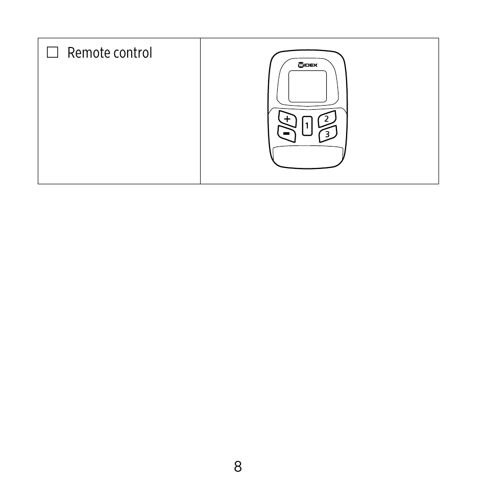 Widex BB4 User Manual | Page 8 / 60