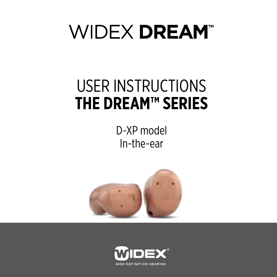 Widex D-XP User Manual | 80 pages