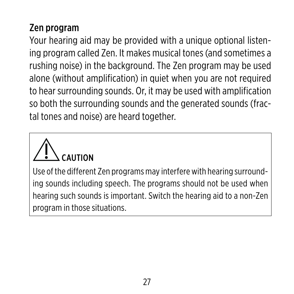 Widex D-XP User Manual | Page 27 / 80