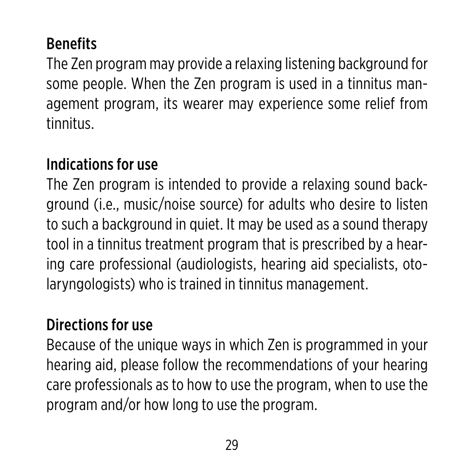 Widex D-XP User Manual | Page 29 / 80