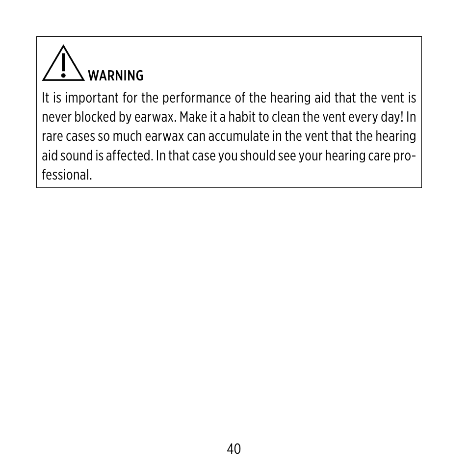 Widex D-XP User Manual | Page 40 / 80