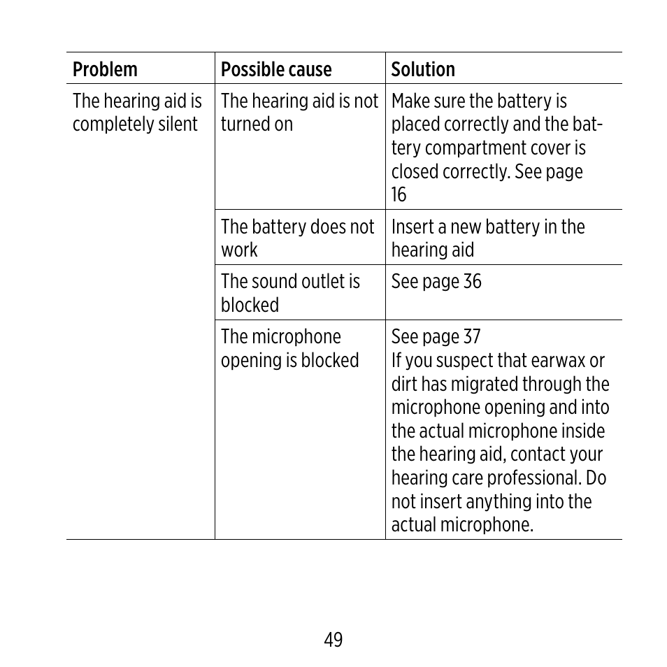 Widex D-XP User Manual | Page 49 / 80