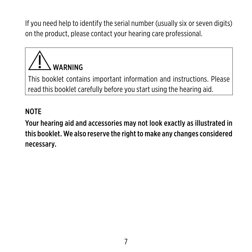 Widex D-XP User Manual | Page 7 / 80
