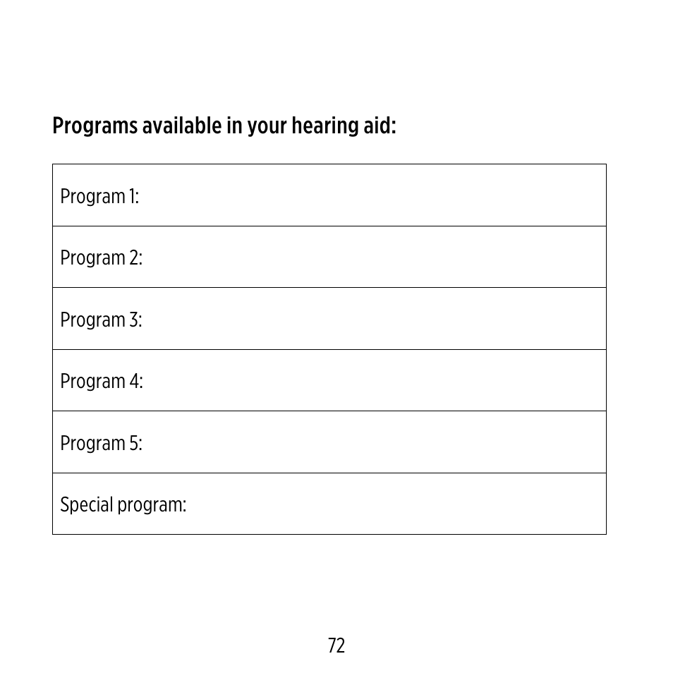 Widex D-XP User Manual | Page 72 / 80