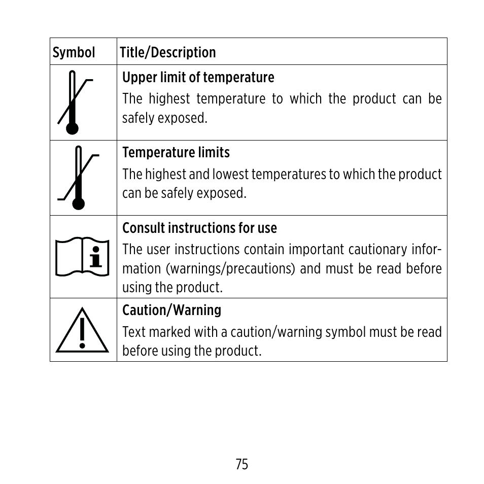 Widex D-XP User Manual | Page 75 / 80