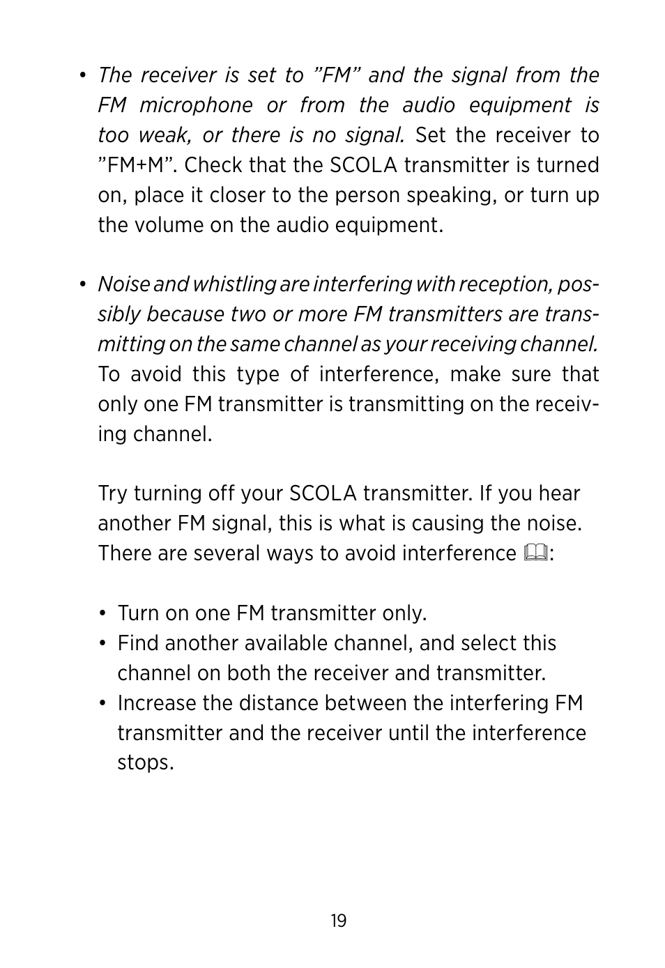 Widex SCOLA FLEX User Manual | Page 19 / 36