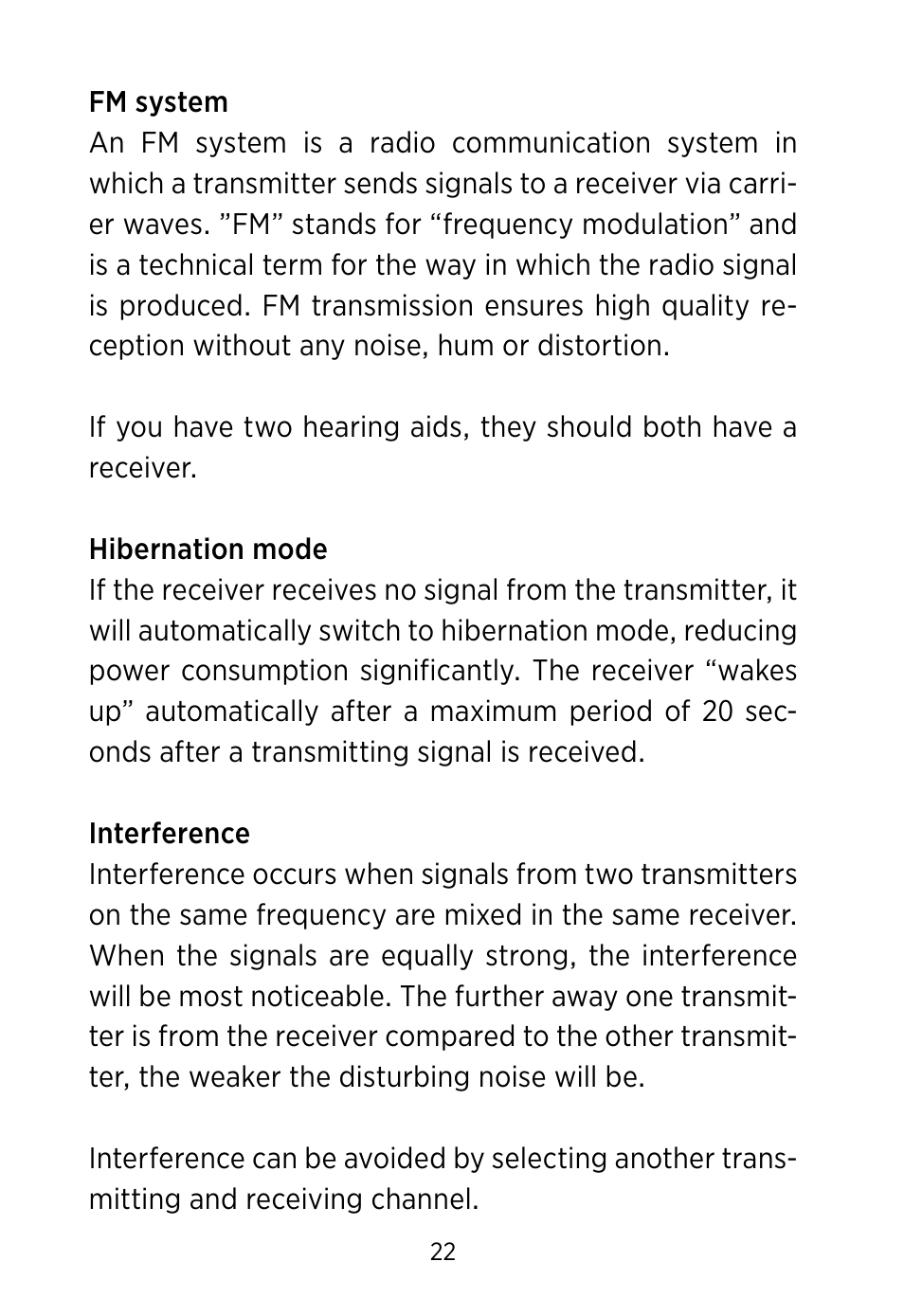 Widex SCOLA FLEX User Manual | Page 22 / 36