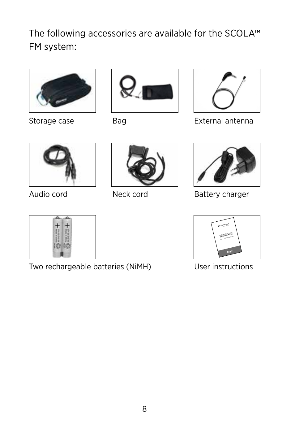 Widex SCOLA TALK User Manual | Page 8 / 40