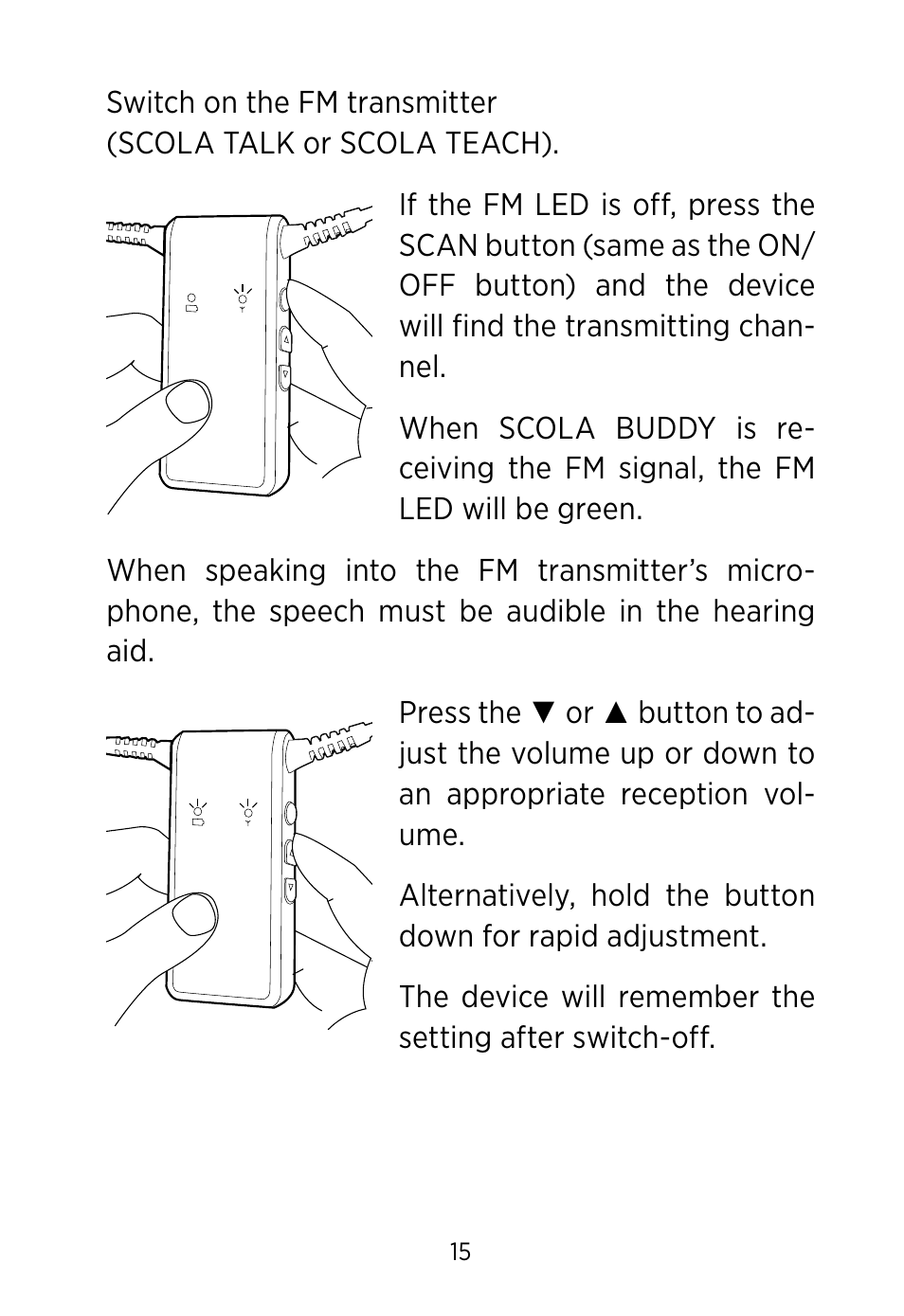 Widex SCOLA Buddy User Manual | Page 15 / 48