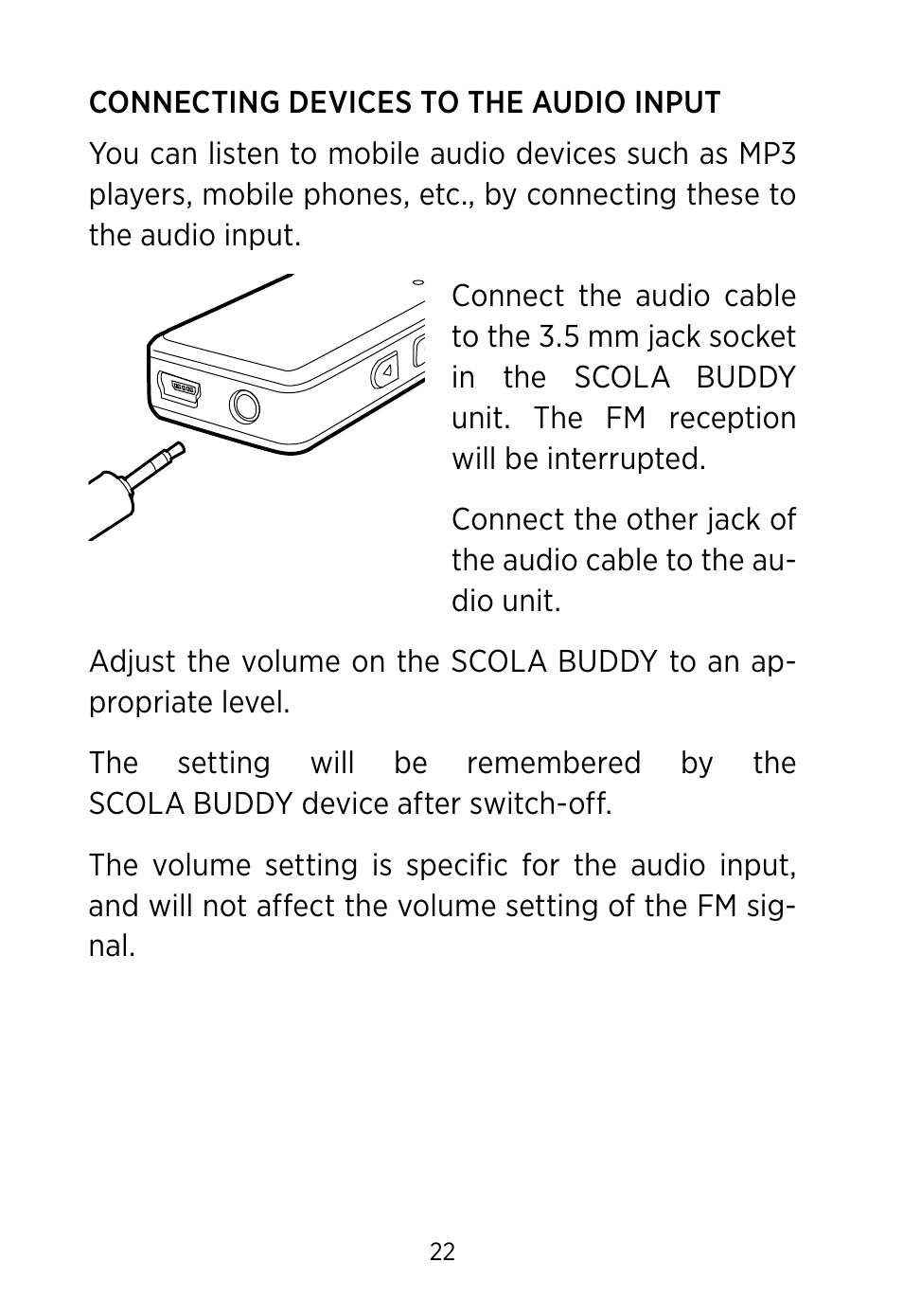 Widex SCOLA Buddy User Manual | Page 22 / 48