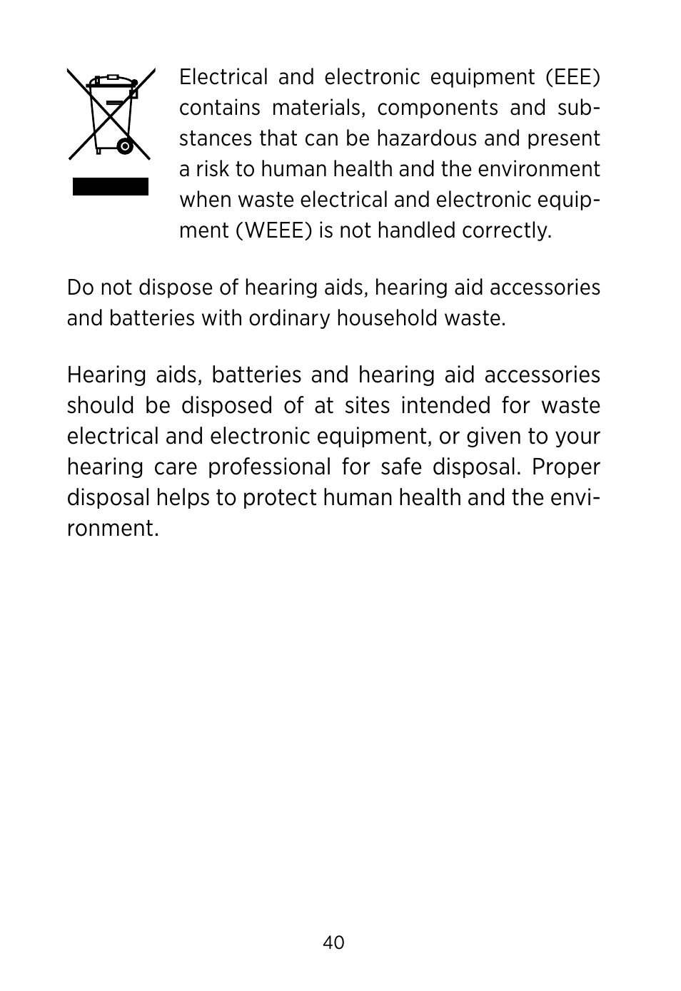 Widex SCOLA Buddy User Manual | Page 40 / 48