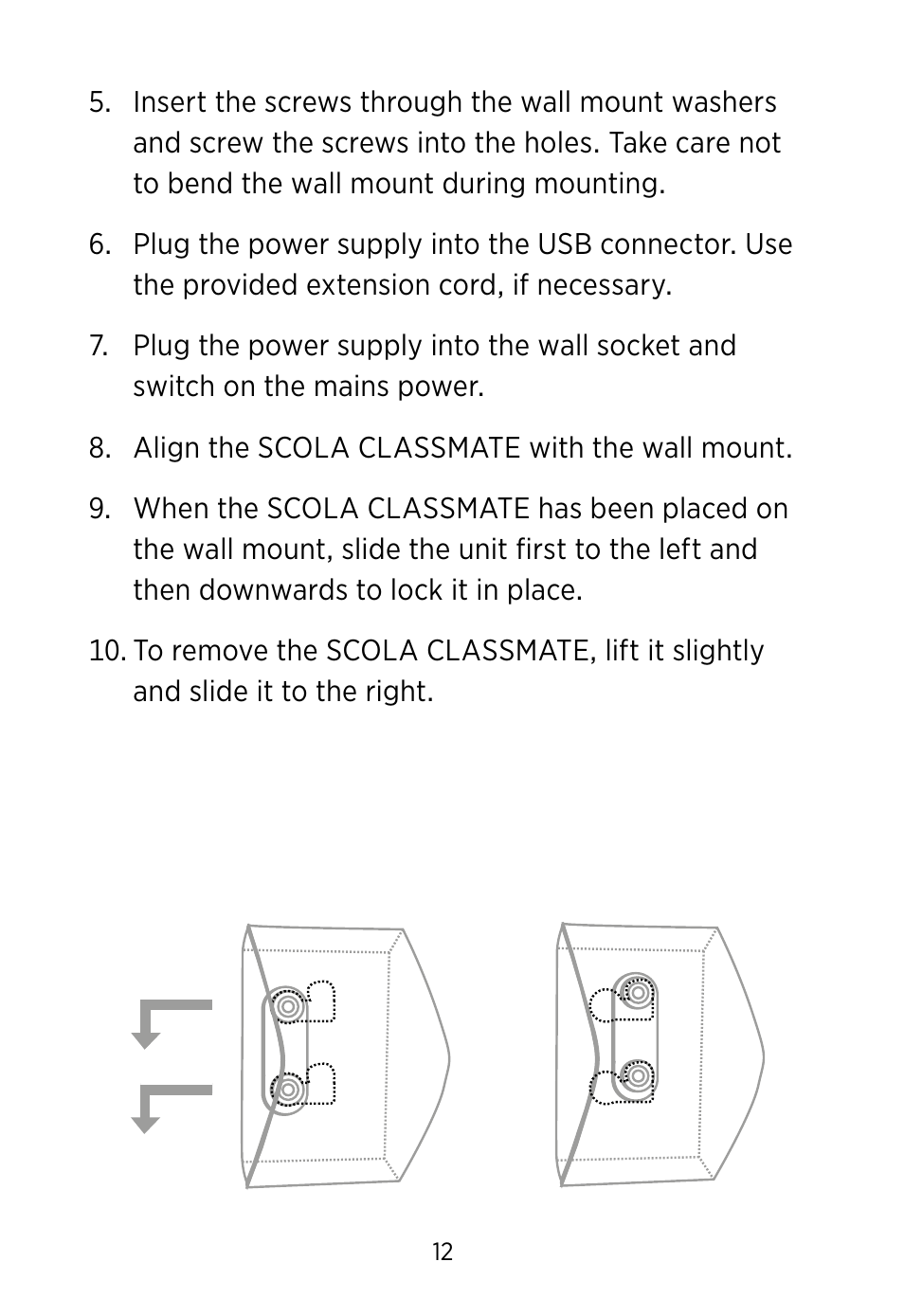 Widex SCOLA Classmate User Manual | Page 12 / 32