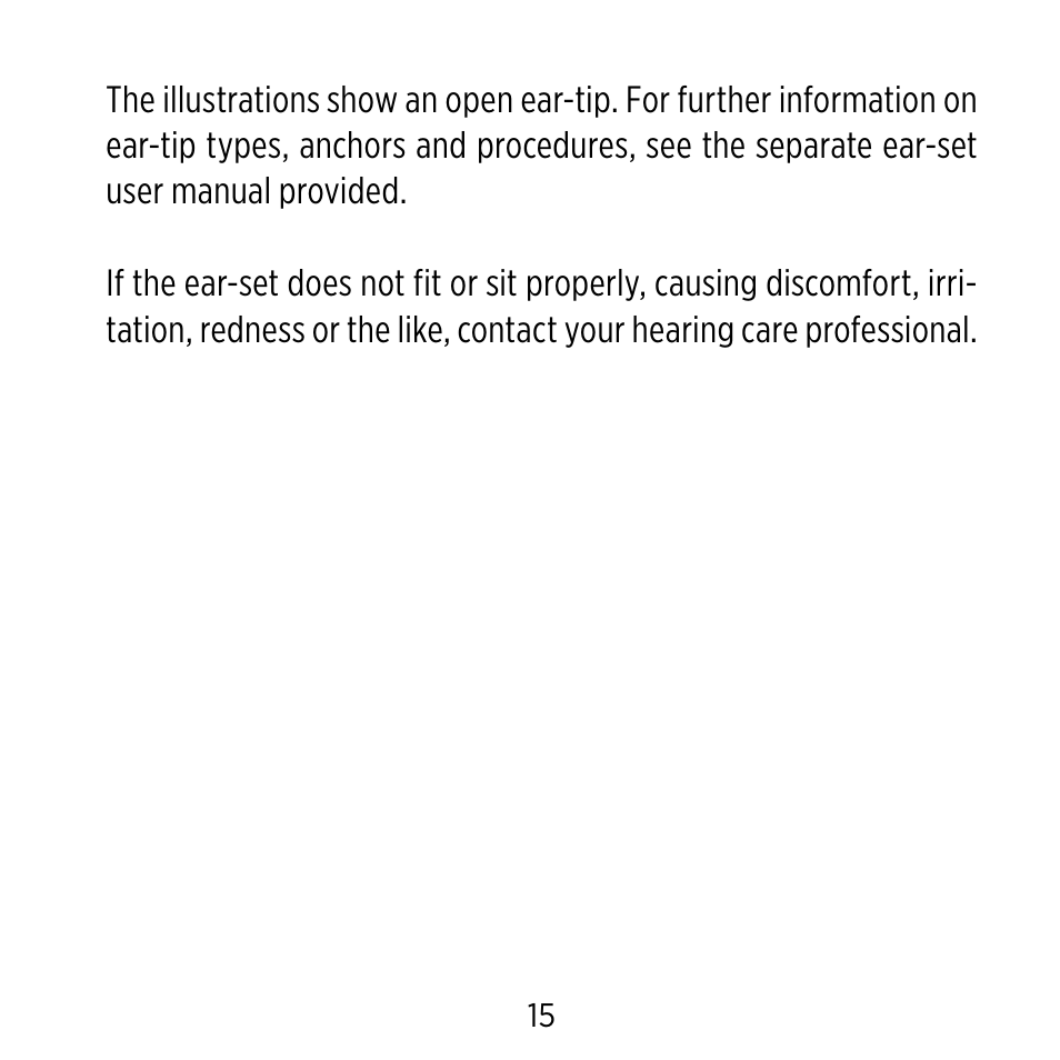 Widex CROS-FS User Manual | Page 15 / 48