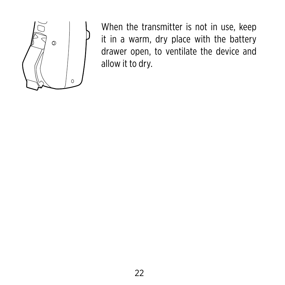 Widex CROS-FS User Manual | Page 22 / 48