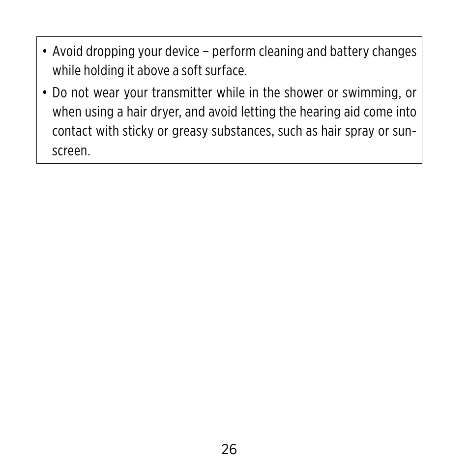 Widex CROS-FS User Manual | Page 26 / 48