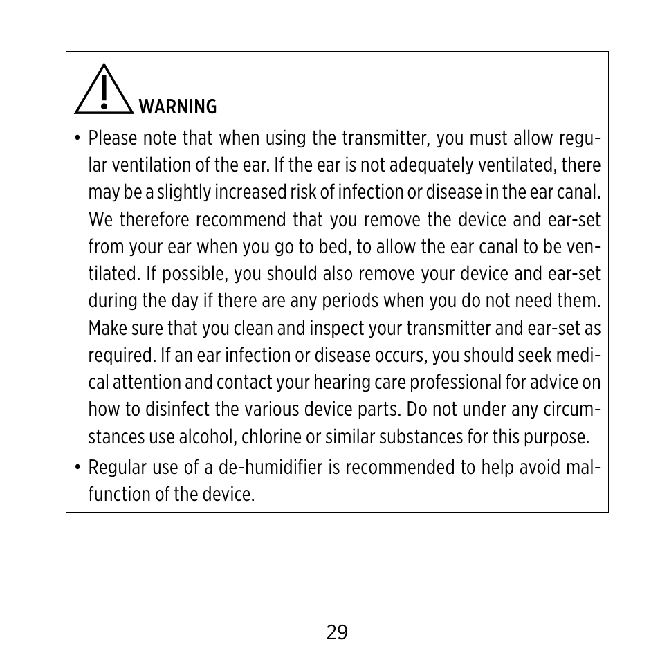 Widex CROS-FS User Manual | Page 29 / 48