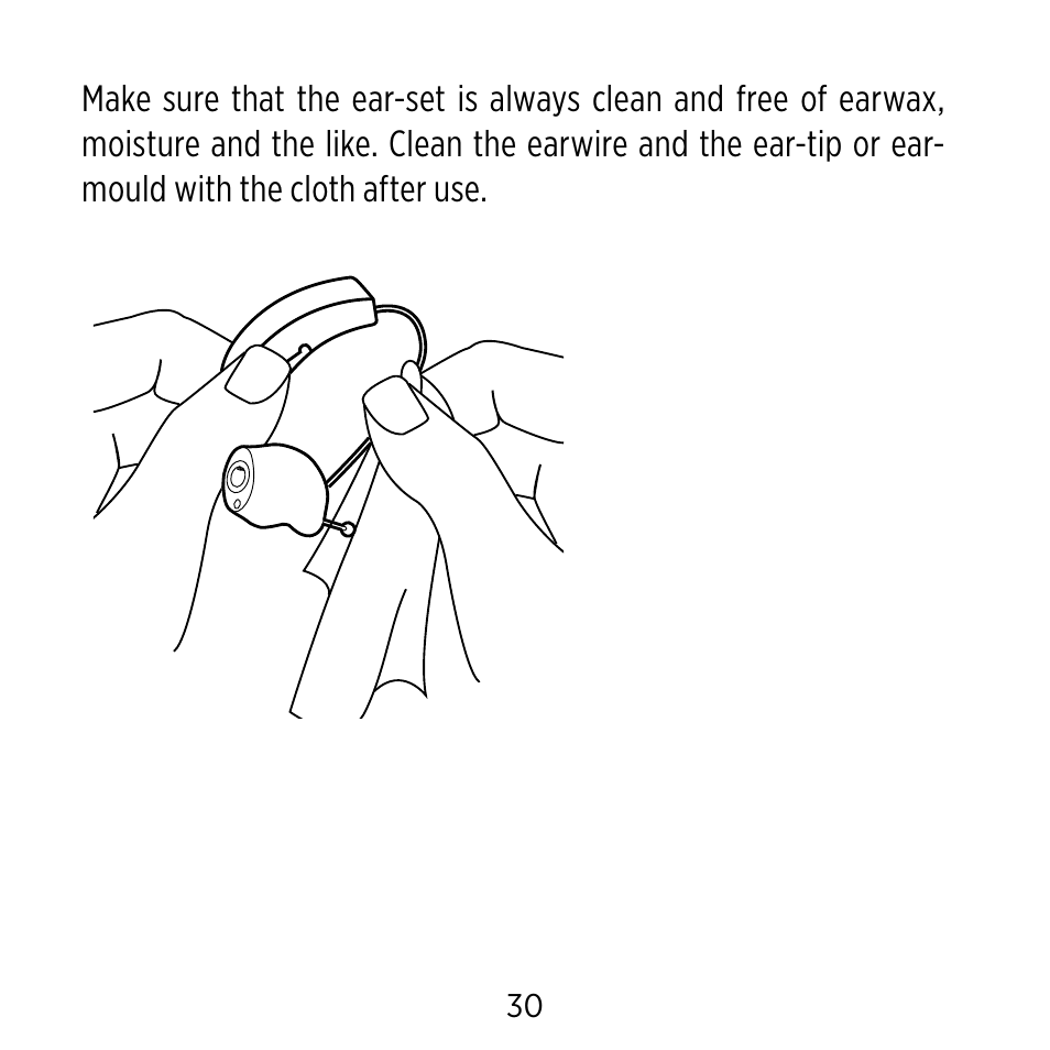 Widex Ear-sets for BTE User Manual | Page 30 / 84