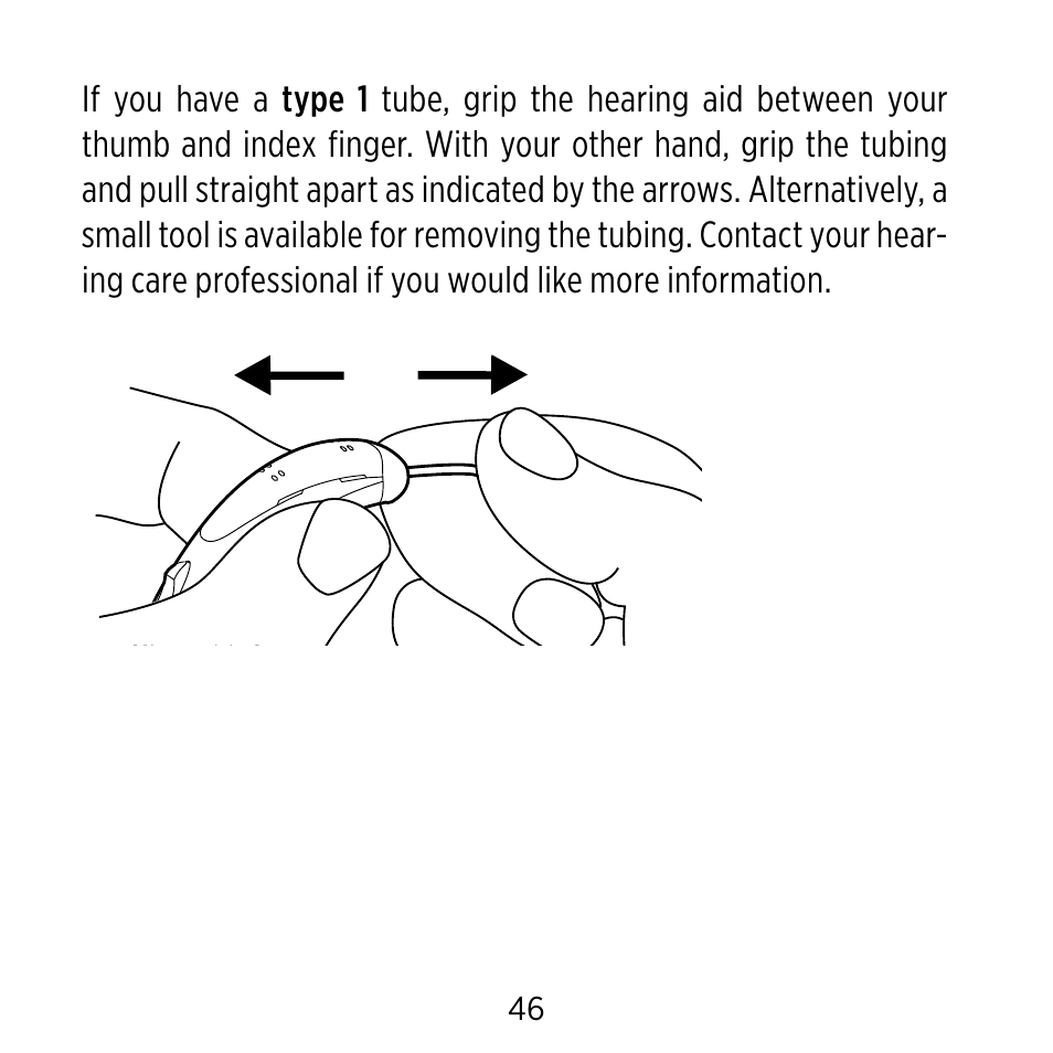 Widex Ear-sets for BTE User Manual | Page 46 / 84