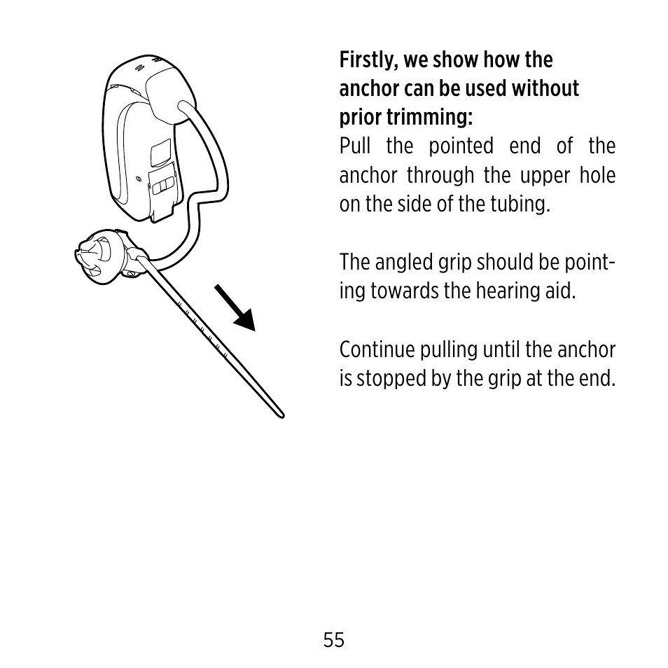 Widex Ear-sets for BTE User Manual | Page 55 / 84