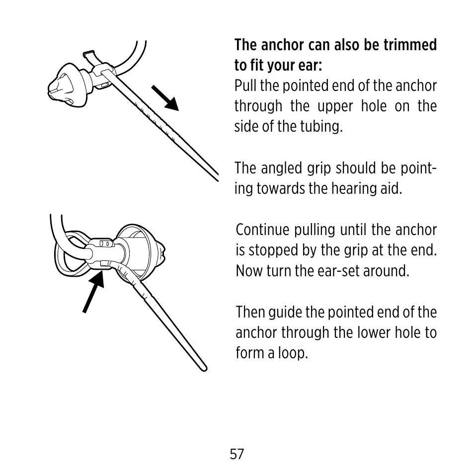 Widex Ear-sets for BTE User Manual | Page 57 / 84