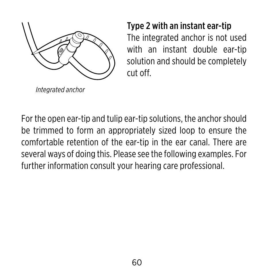 Widex Ear-sets for BTE User Manual | Page 60 / 84