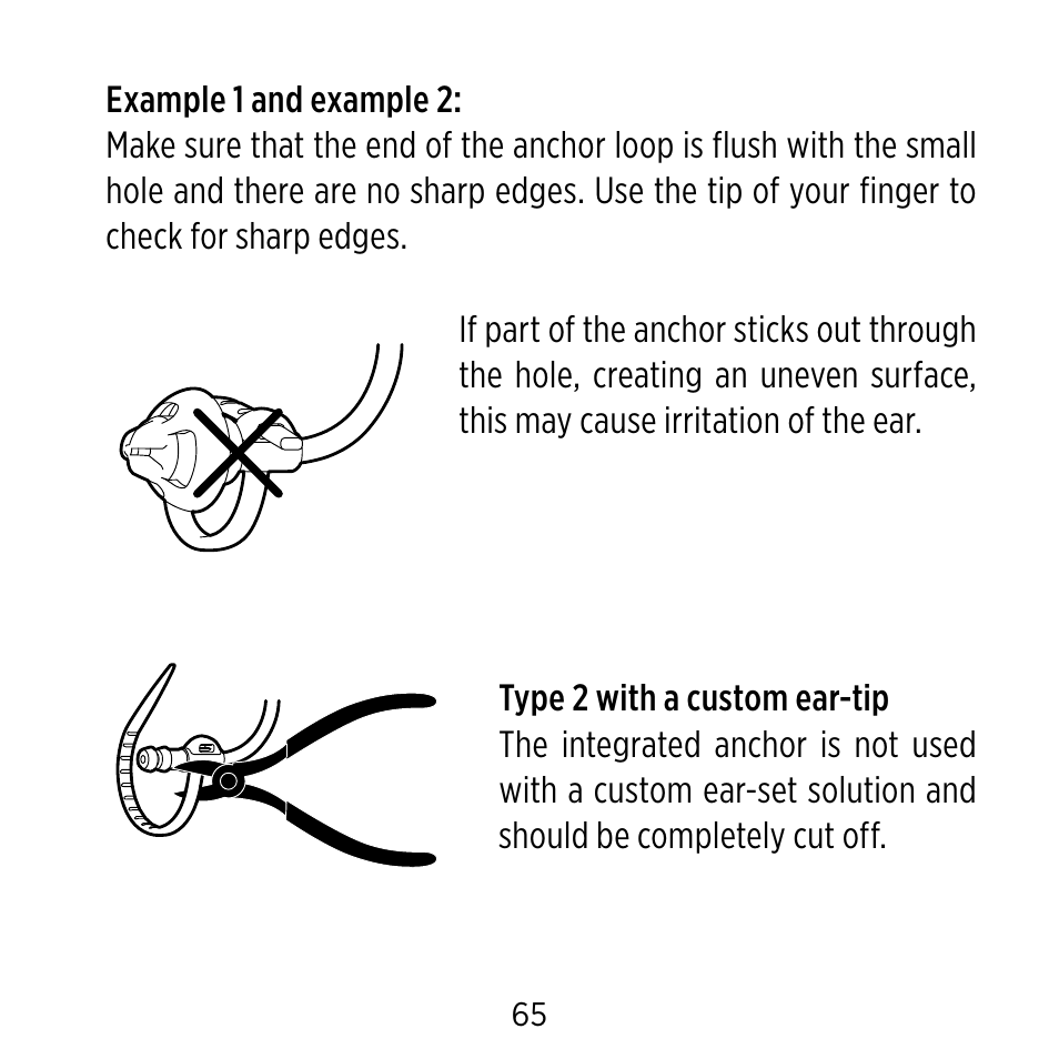 Widex Ear-sets for BTE User Manual | Page 65 / 84