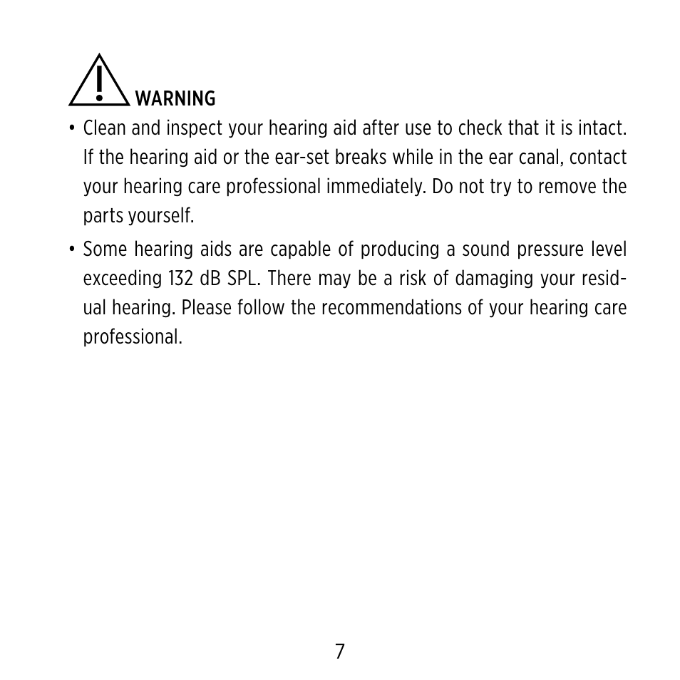 Widex Ear-sets for BTE User Manual | Page 7 / 84