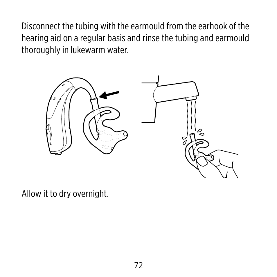 Widex Ear-sets for BTE User Manual | Page 72 / 84