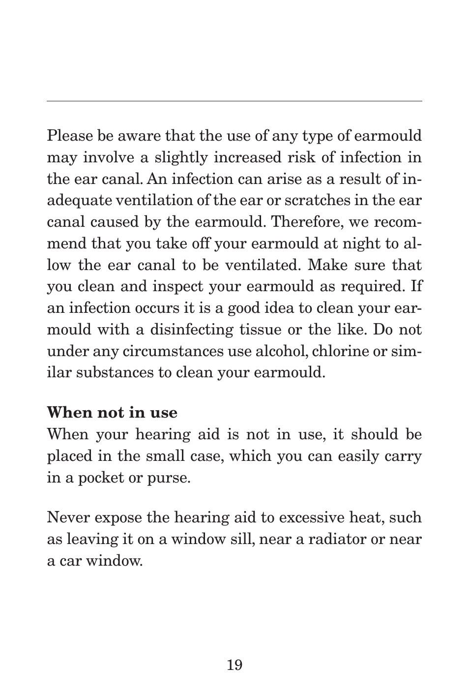 Widex P38 User Manual | Page 19 / 32