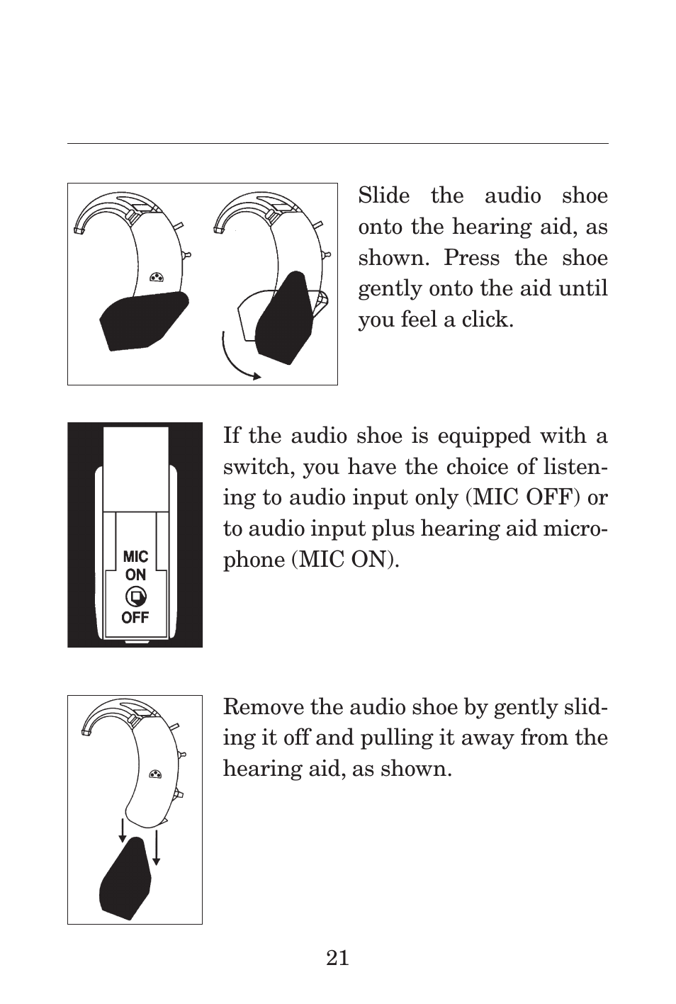 Widex P38 User Manual | Page 21 / 32